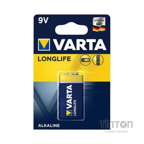 Батарейка Крона Varta Longlife 9V