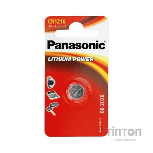 Батарейка Panasonic CR 1216 BLI 1 LITHIUM 
 