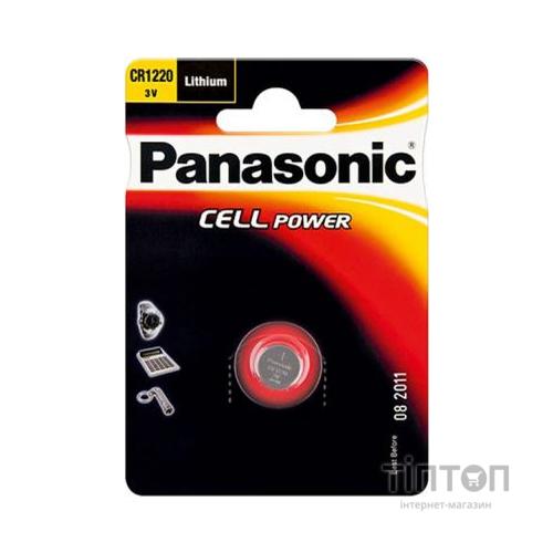 Батарейка PANASONIC CR 1220 * 1 LITHIUM (CR-1220EL/1B)
