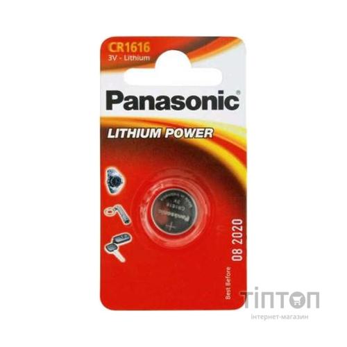Батарейка Panasonic CR 1616 * 1 LITHIUM (CR-1616EL/1B)
