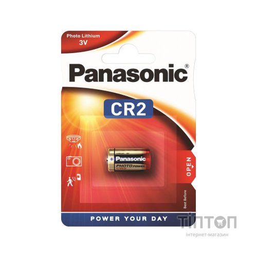 Батарейка Panasonic CR-2L BLI 1 LITHIUM