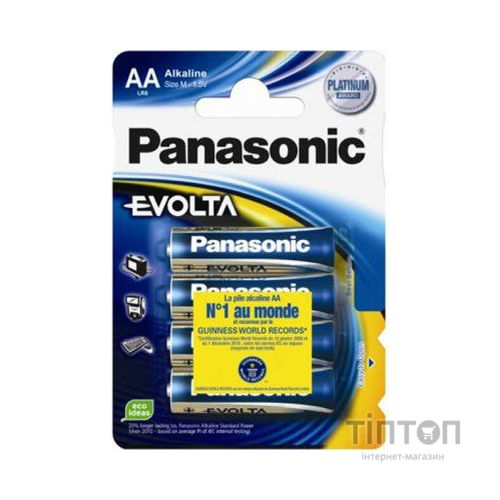 Батарейка Panasonic Evolta AA/LR06 BL 4 шт