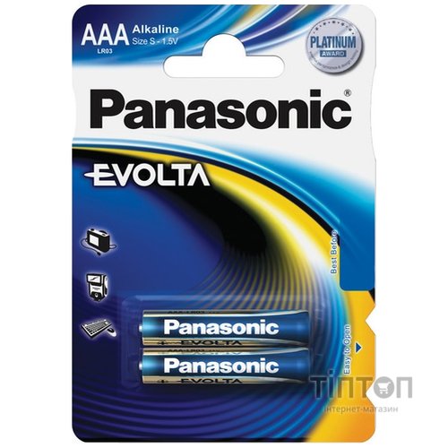 Батарейка Panasonic Evolta AAA/LR03 BL 2 шт