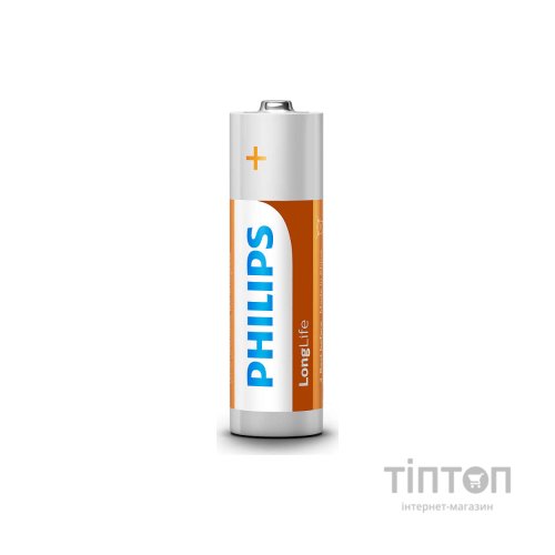 Батарейка Philips AA R6 LongLife Zinc Carbon * 4 (R6L4B/10)