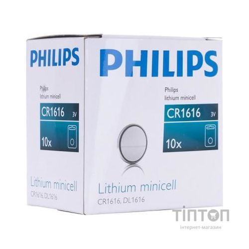Батарейка PHILIPS CR1616 Lithium (CR1616/00B)