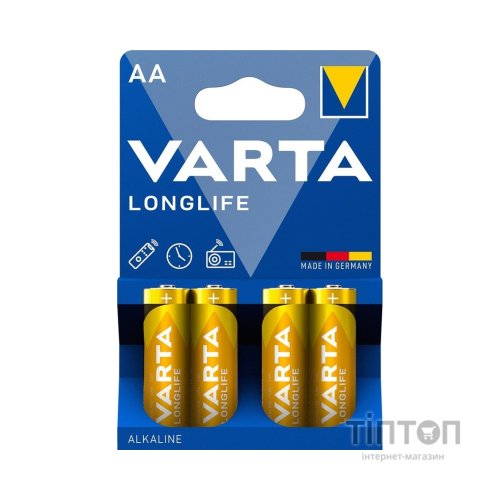 Батарейка Varta AA Varta Longlife Extra * 4