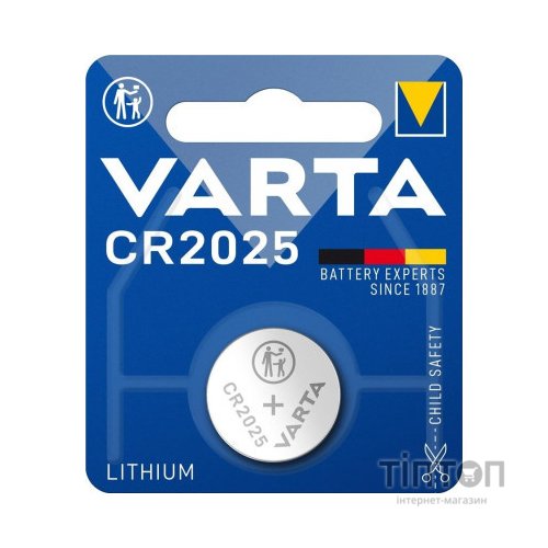 Батарейка Varta CR2025 Lithium (06025101401)