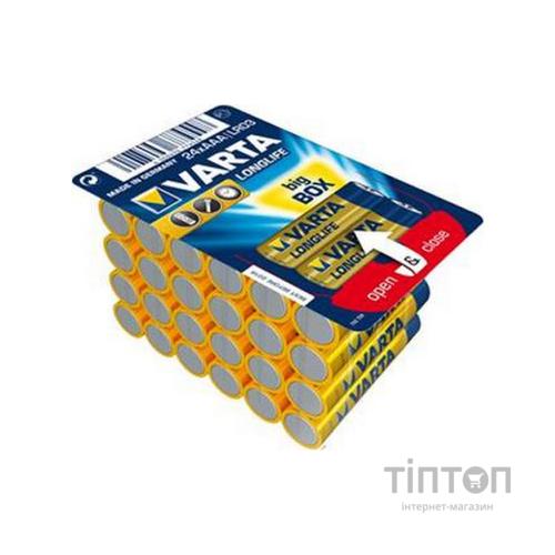 Батарейка Varta LONGLIFE ALKALINE * 24 box (4103301124)