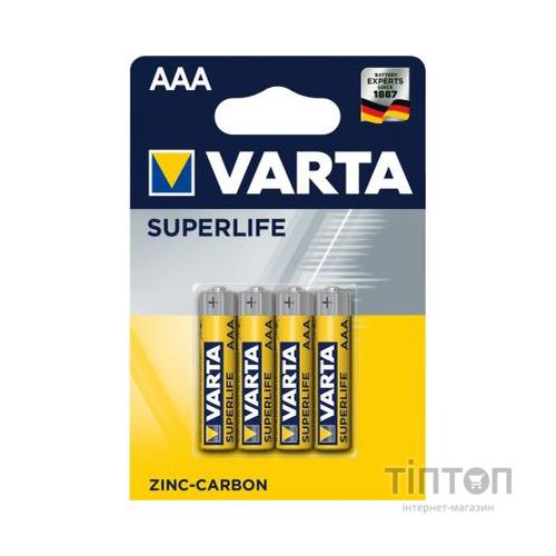 Батарейка Varta SUPERLIFE ZINC-CARBON * 4 (2003101414)