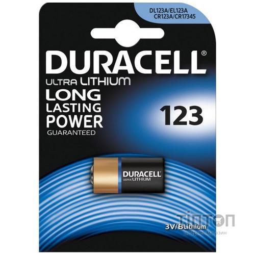Батерейка Duracell DL123 / CR123 (BL/1)