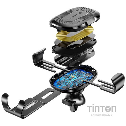 Універсальний автотримач Baseus Gravity Car Mount Air Outlet Version 10W Black (WXYL-01)