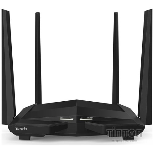 Беспроводной маршрутизатор Tenda AC10 (AC1200, 4x1GE LAN, 1x1GE WAN, 4x5dBi антенны)