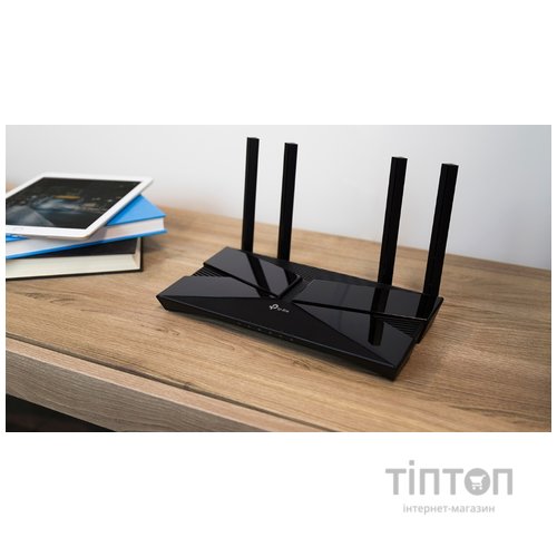 Безпровідний маршрутизатор TP-Link Archer AX1500 (AX1500, Wi-Fi 6, 1хGE WAN, 4хGE LAN, MU-MIMO, Beamforming)