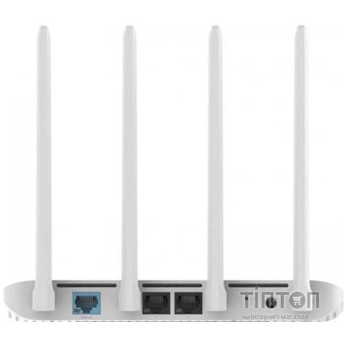 Беспроводной маршрутизатор Xiaomi Mi WiFi Router 4A Basic Edition White Global (DVB4210GL) 2хFE LAN, 1хFE WAN, 4 антенны