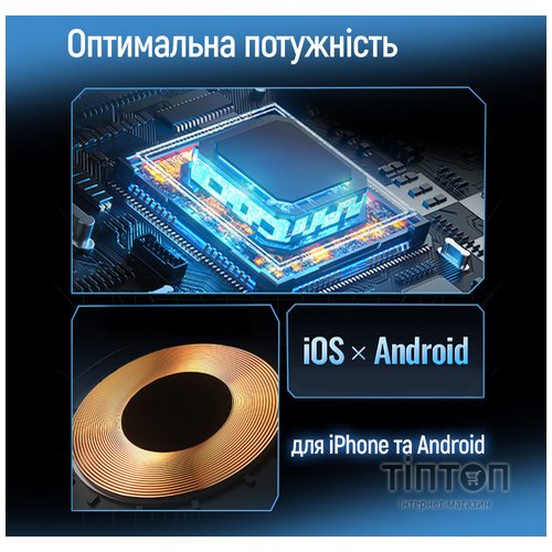 Універсальний автотримач ColorWay FlameGrip, автозажим, Wireless Charger 15W Black (CW-CHAW070Q-BK)