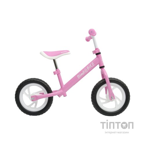 Біговел Bimbo Bike 12`, рожево-білий (75901-IS)