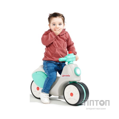 Біговел Falk із безшумними колесами Strada біло-бірюзовий (3016200801191)