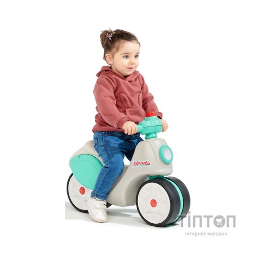 Біговел Falk із безшумними колесами Strada біло-бірюзовий (3016200801191)