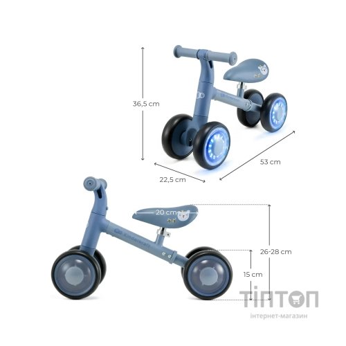 Біговел Kinderkraft Cutie Flash Blue (KRCUFL00BLU0000) (5902533927968)