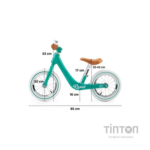 Біговел Kinderkraft Rapid Midnight Green (KKRRAPIGRE0000) (5902533913701)
