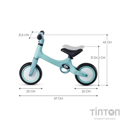 Біговел Kinderkraft Tove Sommer Mint (KRTOVE00MIN0000) (5902533922291)