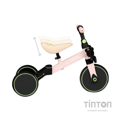 Біговел MoMi Loris 3 в 1 велосипед Pink (ROBI00039)