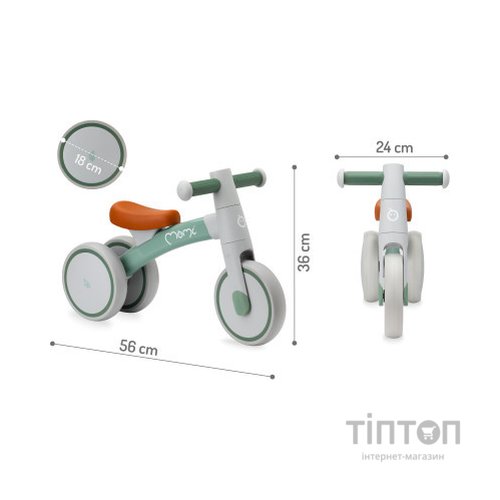 Біговел MoMi Tedi каталка Green (ROBI00035)