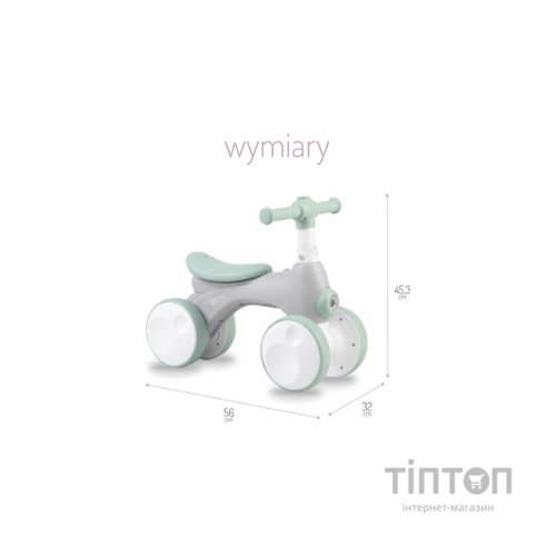 Біговел MoMi Tobis каталка, з бульбашками Grey (ROBI00043)