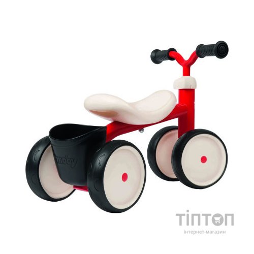 Біговел Smoby металевий, чотирьохколісний Червоний (721400)