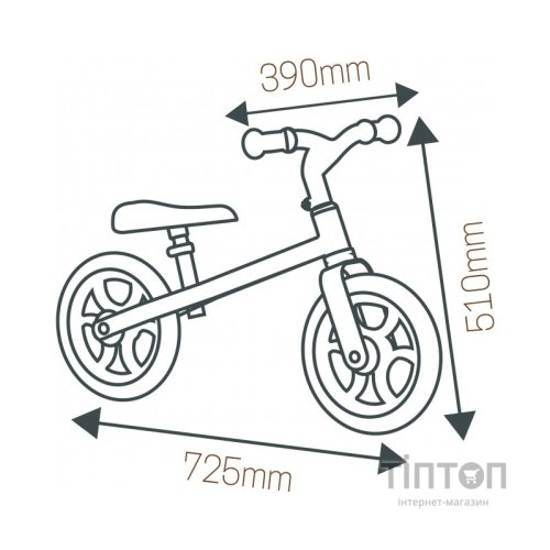 Біговел Smoby Toys Сірий (770210)