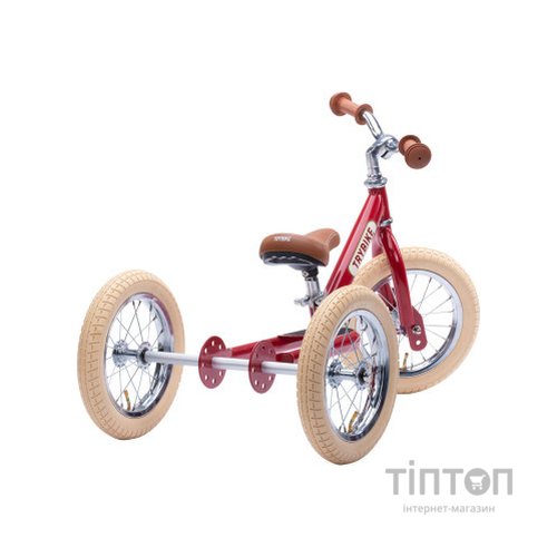 Біговел Trybike триколісний балансуючий рубіновий (TBS-2-RED-VIN+TBS-100-TKV)