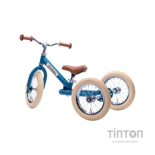 Біговел Trybike триколісний балансуючий синій (TBS-2-BLU-VIN+TBS-100-TKV)