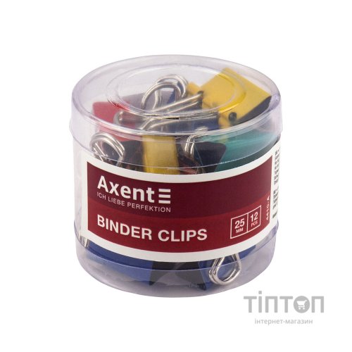 Біндер металевий Axent 25 мм, 12шт, color (4410-A)