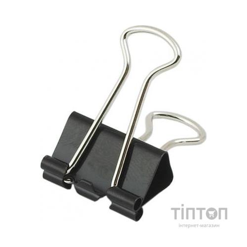 Біндер металевий BUROMAX 15мм, 12шт, black (BM.5306)