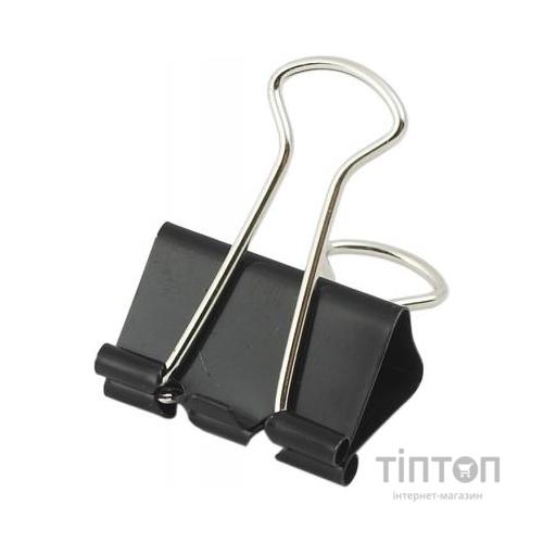 Біндер металевий BUROMAX 25мм, 12шт, black (BM.5304)