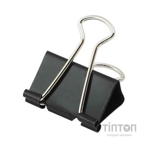 Біндер металевий BUROMAX 32мм, 12шт, black (BM.5303)