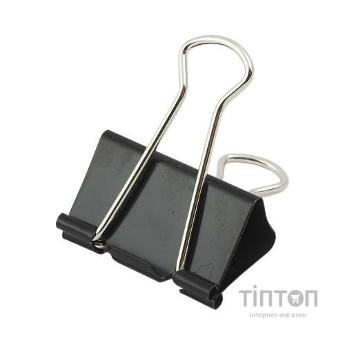 Біндер металевий BUROMAX 41мм, 12шт, black (BM.5302)