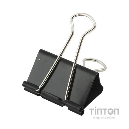 Біндер металевий BUROMAX 51мм, 12шт, black (BM.5301)