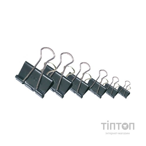 Біндер металевий Economix 19 мм 12 шт (E41004)