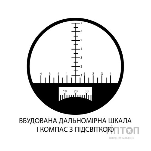 Бінокль Optima Floating Wateproof з далекомірною сіткою 10х50 (OPT-BIN10-50)
