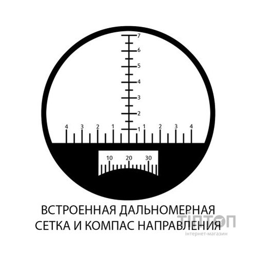 Бінокль Sigeta Admiral 7x50 Military Floating/Compass/Reticle (65810)