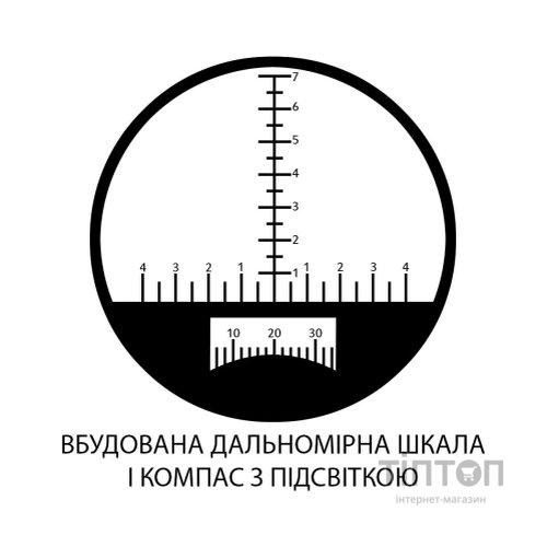 Бінокль Sigeta General 10x50 Camo Floating/Compass/Reticle (65860)