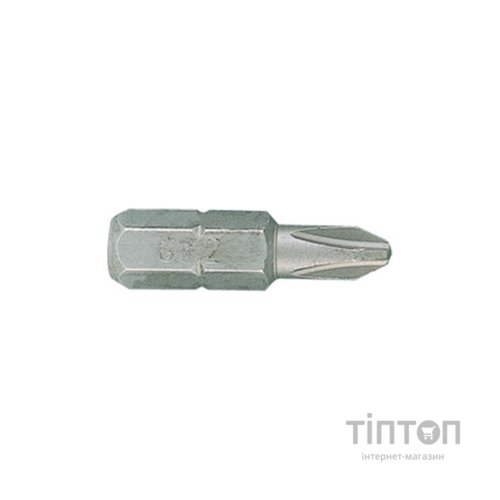 Біта для шуруповерта KING TONY 1/4" PH № 2, довжина 25 мм (102512P)