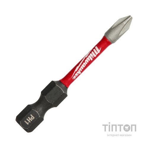 Біта для шуруповерта Milwaukee SHOCKWAVE, PH1, 50мм 1шт (4932471564)