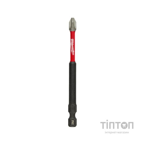 Біта для шуруповерта Milwaukee SHOCKWAVE, PH2, 90мм 1шт (4932430856)