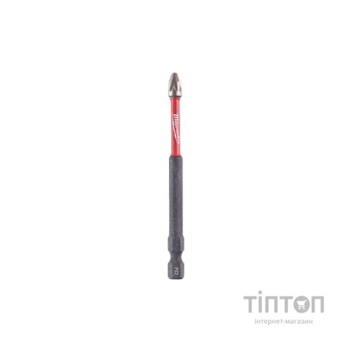 Біта для шуруповерта Milwaukee SHOCKWAVE, PZ2, 90мм 1шт (4932430867)