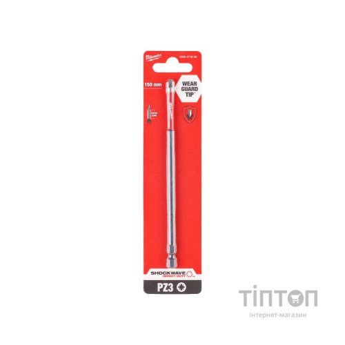 Біта для шуруповерта Milwaukee SHOCKWAVE PZ3 150мм (4932471929)