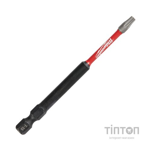Біта для шуруповерта Milwaukee SHOCKWAVE TX15, 90мм 1шт (4932471571)