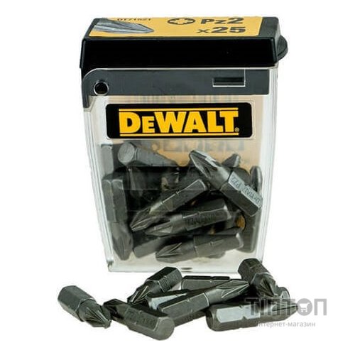 Набір біт DeWALT Pozidriv, Pz2, L = 25 мм, 25 шт (DT71521)