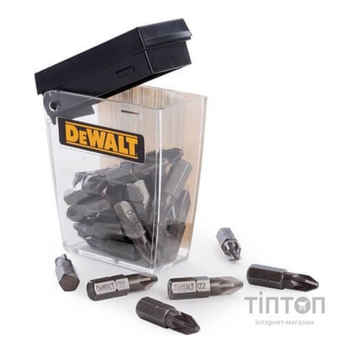 Набір біт DeWALT Pozidriv, Pz2, L = 25 мм, 25 шт (DT71521)